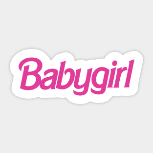 babygirl Sticker